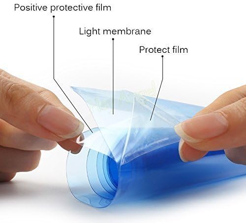 12 by 48 Inches Self Adhesive Headlight, Tail Lights, Fog Lights Tint Vinyl Film (12 X 48, Red)