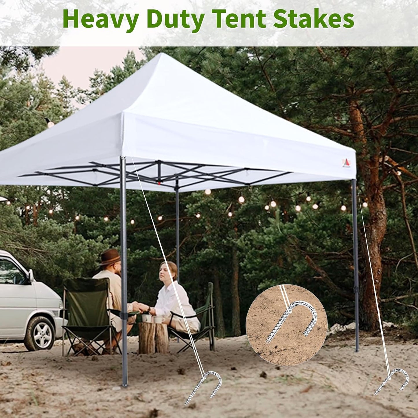 12 inch Stakes Heavy Duty 100-Pack J Hook Metal Fence Stake for Dogs Digging Tent and Outdoor Decorations Inflatables Rebar Metal Spikes for Ground