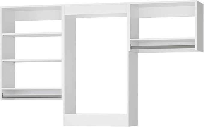 ROOMTEC Modular Closet System, Wall-Mounted Wooden Tower - Image 9