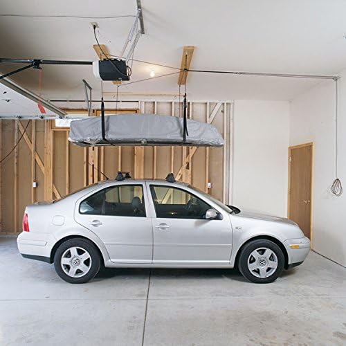 Hoister Direct- Jeep Hardtop Overhead Garage Storage Hoist for Jeep Wrangler, Gladiator, Ford Bronco, Self-Leveling, Safe Anti-Drop System, Easy One-Person Operation, 45-145lb Capacity -7803.Jeep