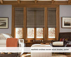 Cordless Woven Wood Roman Shades, 69W x 48H, Hatteras Camel, Sizes 20-72 Wide - Image 2