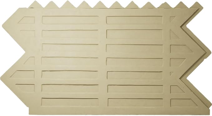 EverStone Herringbone Faux Brick Panel, 46 1/2"W x 25 1/4"H x 1"D, Rustic White - Image 5