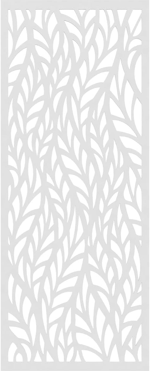 31 3/8"W x 79 3/8"H x 3/8"T Ortonville Decorative Fretwork Wall Panels in - Image 2