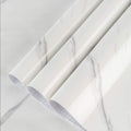 Large White Marble Granite Wallpaper Peel Stick Thicken 48x354inch Waterproof by BAYYAPeelandStickWallpaper