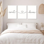 GUBIYU Sweet Dreams Wall Art Above Bed - Image 5