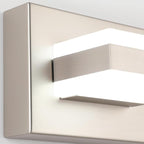 SOLFART LED Modern Bathroom Vanity Lights Over Mirror Fixture Brushed Nickel - Image 7