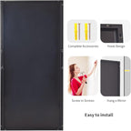 Koonmi 76"x34" Floor Mirror Full Length, Bedroom Floor Body Mirror - Image 5