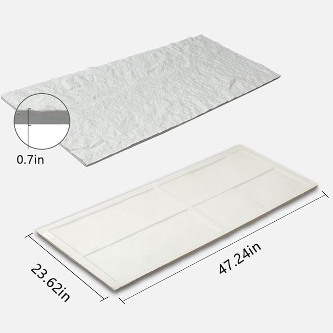 Stone 3D Wall Panels, 23.6"*47.2" Wall Paneling - Image 3