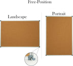 Lockways Large Cork Board Bulletin Board, Bulletin CorkBoard 72 x 36 Inch - Image 4