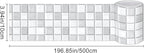 HOMETITUTE Wallpaper Border Peel and Stick Decorative Wall Trim Self Adhesive - Image 3