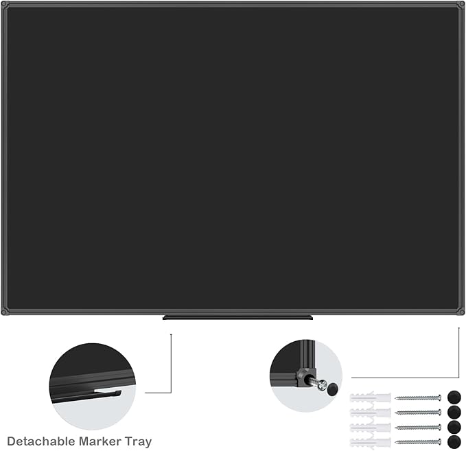JILoffice Magnetic Chalkboard/Black Board 60 x 40 Inch - Image 2