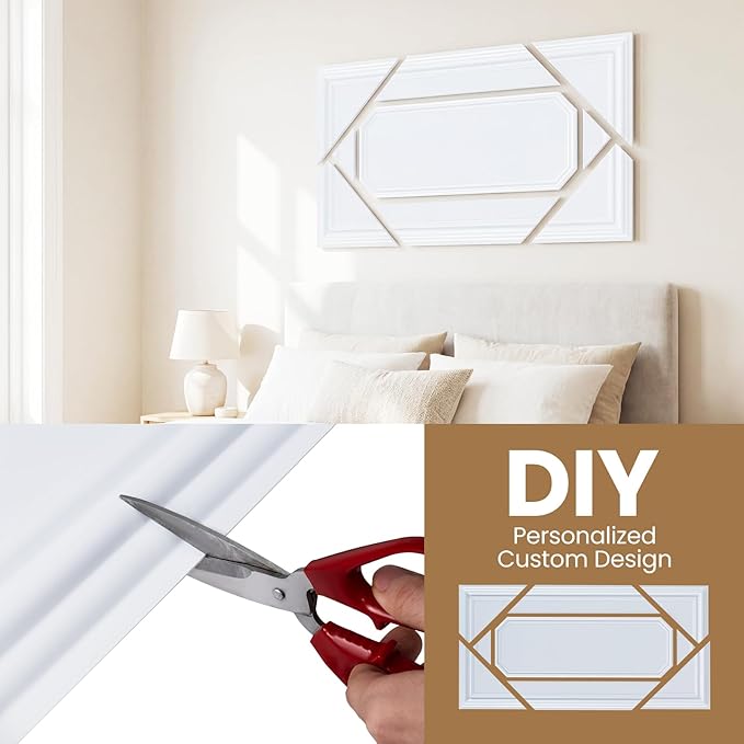 Giantex 24 Pack PVC Wall Panels, Glue Up or Drop Ceiling Panel, Waterproof 3D - Image 6