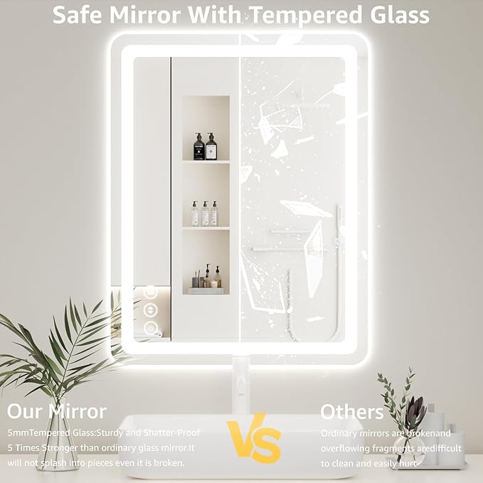 40" x 36" Led Bathroom Mirror - Image 5