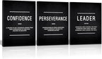 KAWAHONE Canvas Painting Wall Art Large, Motivational Leader Confidence by KAWAHONE