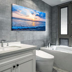 Wapluam Large Canvas Wall Art For Living Room Office Wall Decor Beach Pictures - Image 5
