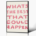 Daily Reminder Positive Canvas Wall Art, Positive Affirmations Wall Decor by Yaasilinage