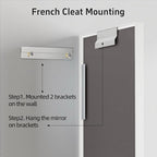 36x30 Inch White Bathroom Mirrors - Image 7