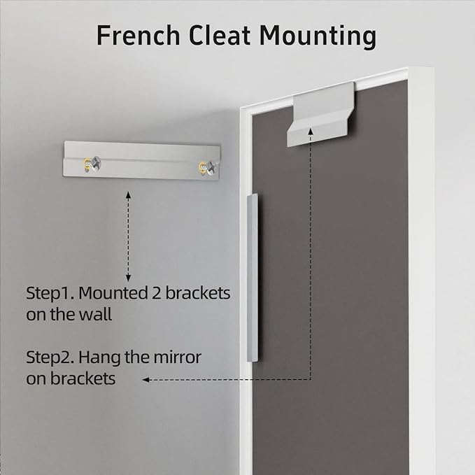 36x30 Inch White Bathroom Mirrors - Image 7