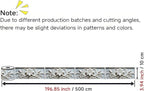 HOMETITUTE Wallpaper Border 4x196 Inch Peel and Stick Wall Border Wallpaper - Image 6
