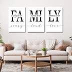 GUBIYU Family Wall Decor Set of 3 - Image 3