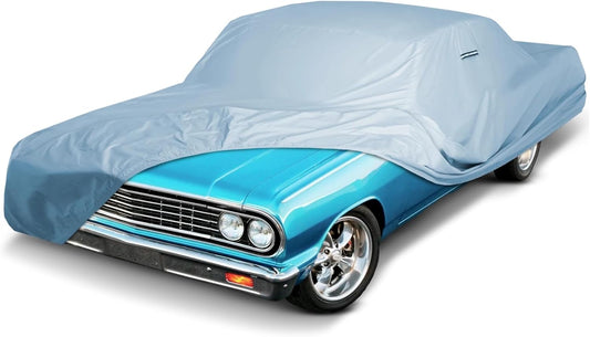 iCarCover Custom Car Cover for Chevy Chevelle 2-Door, 4-Door,Waterproof All Weather Rain Snow UV Sun Protector Full Exterior Indoor Outdoor Car Cover (Year Fits 1964-1972)