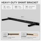 Homeforia 30 inch Golden Oak Floating Shelf, High End Solid Real Wood 30inch - Image 4