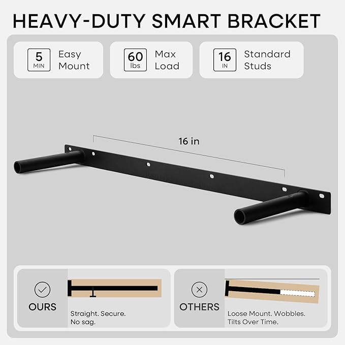 Homeforia 36 inch Natural Floating Shelf, High End Solid Real Wood 36inch Small - Image 4