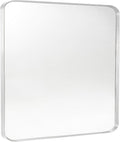 Silver Metal Framed Bathroom Mirror by Minuover