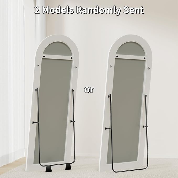 Koonmi LED Arched Full Length Mirror, Lighted Floor Mirrors - Image 9