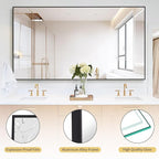 Koonmi 77"x38" Floor Mirror Full Length, Bedroom Floor Body Mirror - Image 3