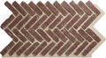 EverStone Herringbone Faux Brick Panel, 46 1/2"W x 25 1/4"H x 1"D, Old Town by EkenaMillwork