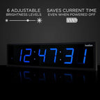 Ivation Oversized Large Digital Wall Clock - Image 4