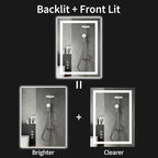 40"x30" LED Bathroom Mirror - Image 2