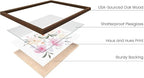 Bouquet Set Art Print Framed Walnut 16x20 - Image 2