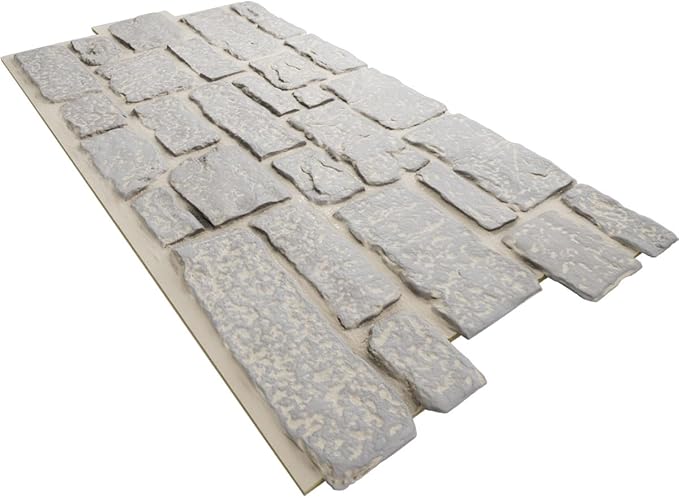 EverStone Cobblestone Faux Stone Panel, Birch Color - Image 6