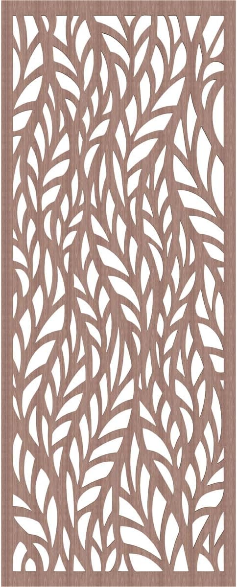 Ortonville Decorative Pierced Fretwork Wood Wall Panels, 27 3/8"W x 69 3/8"H x - Image 2