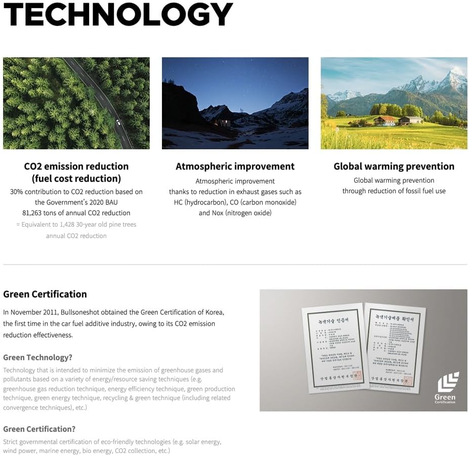 2 Pack Bullsoneshot Premium Total Fuel System Cleaner & Fuel Additive for Gasoline Engine