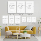 GUBIYU Black and White Christian Canvas Wall Art - Image 2