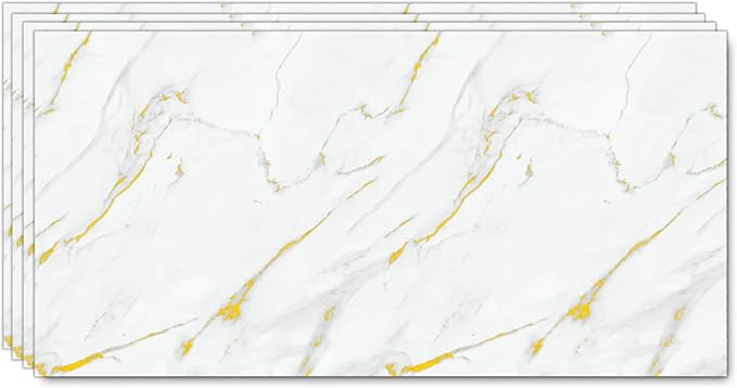 IZODEKOR Marble-Look Wall Panels – Set of 4, 47.24 × 23.62 inches – Alternative by Izodekor3DWallPanels