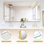 Koonmi 76"x34" Floor Mirror Full Length, Bedroom Floor Body Mirror - Image 4
