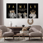 GUBIYU Family Where Life Begins Love Never Ends Word Sign Wall Decor, Letters - Image 3