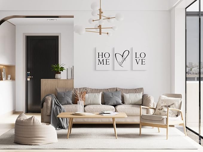 GUBIYU Home Love Wall Decor Set of 3 Prints - Image 5