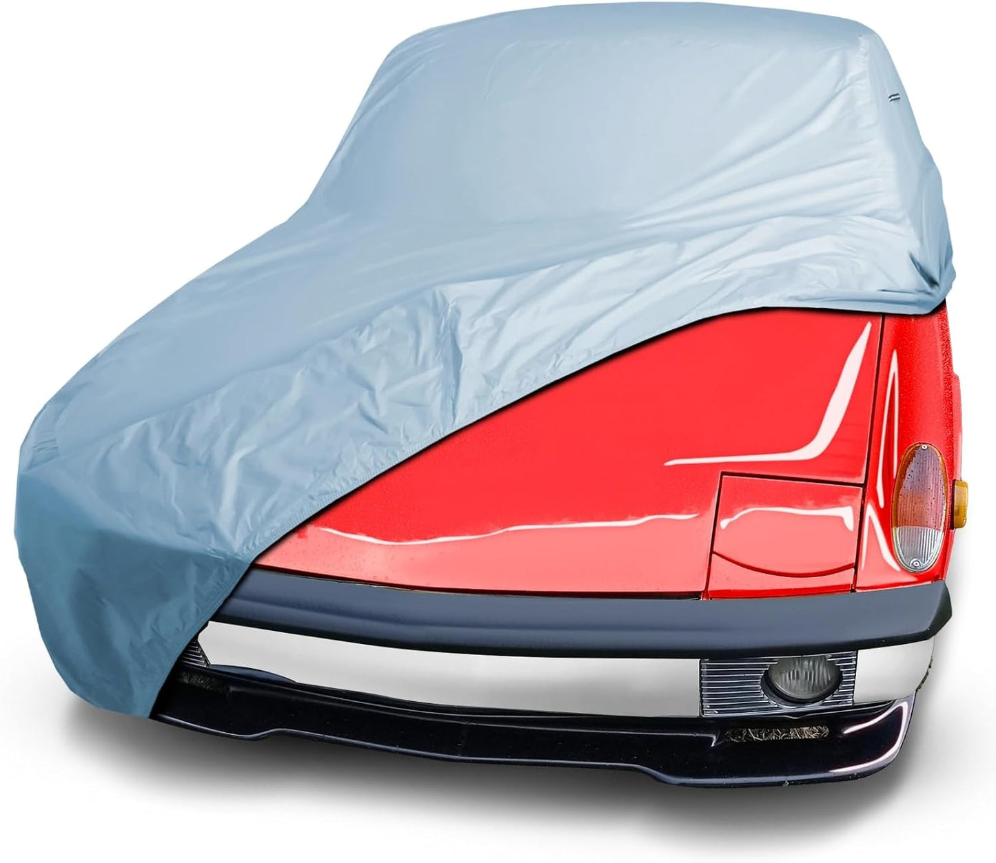 iCarCover Premium Car Cover for 1969-1976 Porsche 914 Heavy Duty Waterproof All Weather Automobiles Custom Fit Indoor Outdoor UV Snow Protection Covers with Straps and Bag