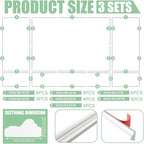 Pangda Peel and Stick Wall Molding Kit, 3D Premade Accent Molding Wainscoting - Image 4