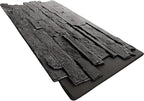 EverStone Acadia Ledge Faux Stone Panel, Graphite Color - Image 6