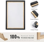 Large Framed Black and White Botanical Wall Art - Image 7