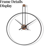 36 Inch Wall Clock Extra Large Minimalist Metal Clock - Image 8