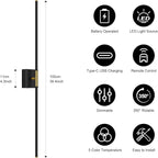 Battery Operated Wall Sconce Set of Two - Image 4