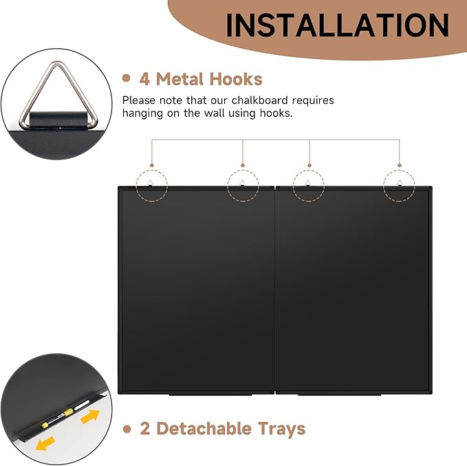 SELEAD Folding Magnetic Chalkboard - Image 7