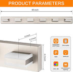 SOLFART LED Modern Bathroom Vanity Lights Over Mirror Fixture Brushed Nickel - Image 5